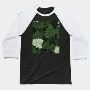 Autumn season mood - fallen leaves graphic design Baseball T-Shirt